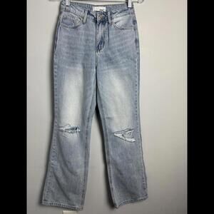 Vervet Distressed Light Wash Jeans size 24